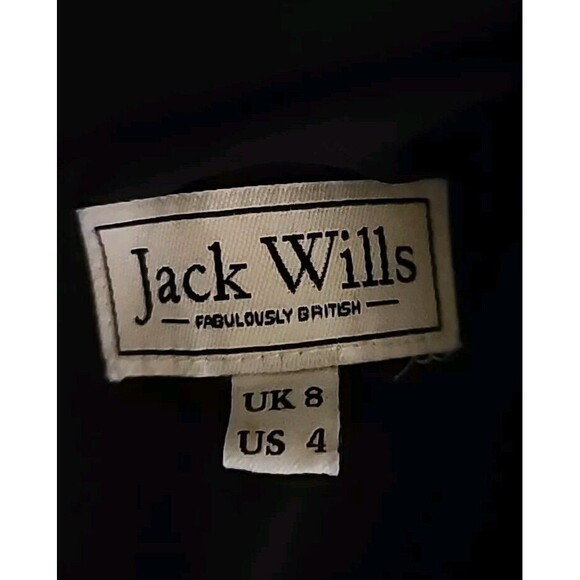 Jack Wills Skort Dress Shorts Womens Size 4 Black White Narrow Opening Front - Picture 7 of 10